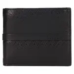 Pánska kožená peňaženka Lagen Hurty - čierna