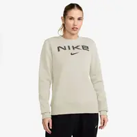 Nike Sportswear Phoenix Fleece Womens Logo Crew-Neck Sweatshirt L
