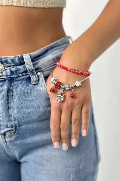 Christmas bracelet Wreath