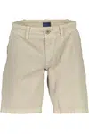 GANT MEN'S BEIGE BERMUDA TROUSERS