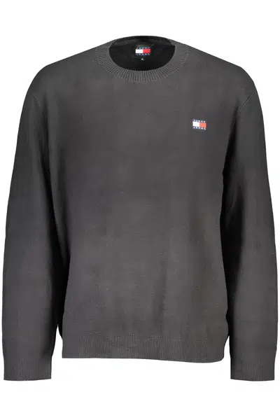 TOMMY HILFIGER MEN'S BLACK SWEATER