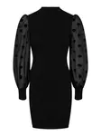 YAS Pletené šaty 'DOTME'  čierna