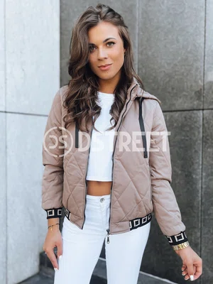 Dámská prošívaná bunda HEKATE Barva béžová DSTREET