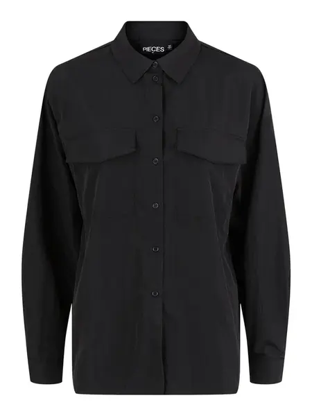 PIECES Blúzka  čierna