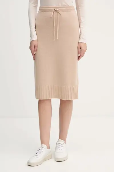 Sukně s příměsí vlny United Colors of Benetton