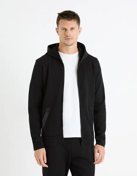 Celio Mikina na zip Fenewyoke - Pánské