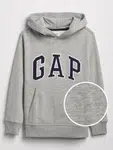Šedá klučičí dětská mikina GAP Logo hoodie