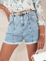 Spodenki damskie jeansowe DENIMCUTS niebieskie Dstreet