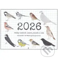 Kalendár 2026 Vtáky (nástenný) - Lucia Barabasová
