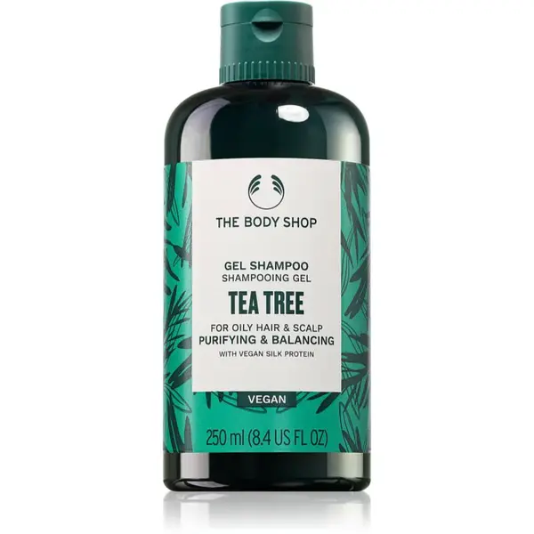 The Body Shop Tea Tree Shampoo čisticí šampon na mastné vlasy 250 ml