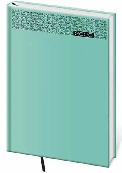 Diář 2026 denní A5 Gommato - tyrkysová