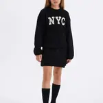 DEFACTO Girl Black Basic Knit School Shorts Skirt