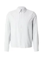 DRYKORN Prechodná bunda 'MACTO_Z 10'  svetlomodrá / sivá / prírodná biela