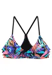 BENCH Bikinový top 'PITCH'  zmiešané farby / čierna
