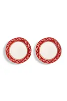 Sada dezertních talířů &k amsterdam festivo M/22,5 cm hnědá barva