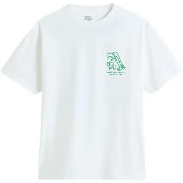 Vans M MOVING CO SS Pánské triko, bílá, velikost XXL