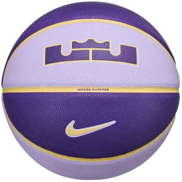 Nike ALL COURT 2.0 8P L JAMES DEFLATED Basketbalová lopta, fialová, veľkosť