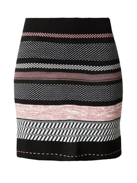 ABOUT YOU Sukňa 'Pernilla'  ružová / čierna / biela