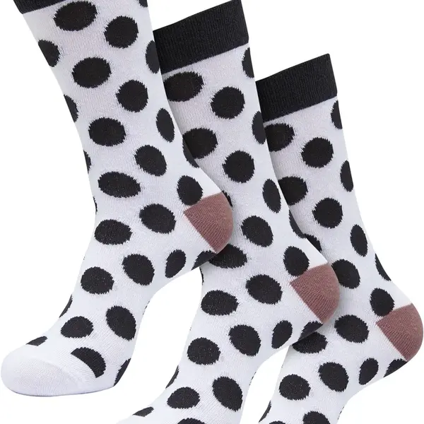 Ponožky Basic Polka Dot 3-Pack bílé/černé