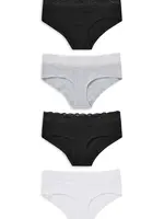 Next Nohavičky  sivá melírovaná / čierna / biela