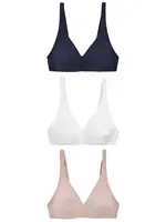 Next Podprsenka  námornícka modrá / púdrová / biela