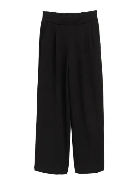 TOM TAILOR DENIM Plisované nohavice  čierna