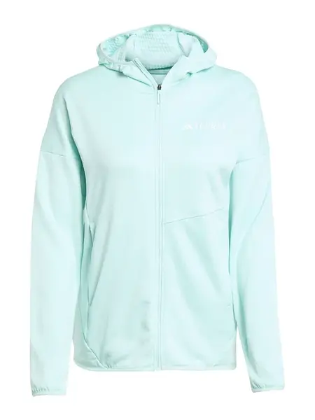 ADIDAS TERREX Funkčná flisová bunda 'Xperior'  tyrkysová / biela