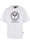 Colucci Tričko 'Ikarus Circle'  sivá / čierna / biela