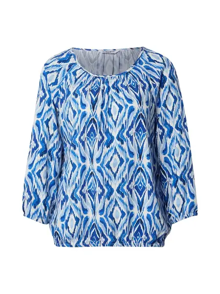 ZABAIONE Blúzka 'An44dorra'  modrá / svetlomodrá / biela