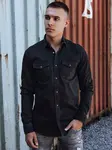 Černá džínová košile pro muže