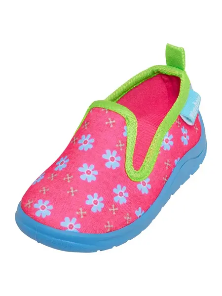 PLAYSHOES Papuče  nebesky modrá / limetová / ružová