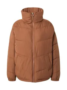 HOLLISTER Zimná bunda  hnedá