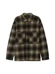 Bershka Prechodná bunda  hnedá / čierna