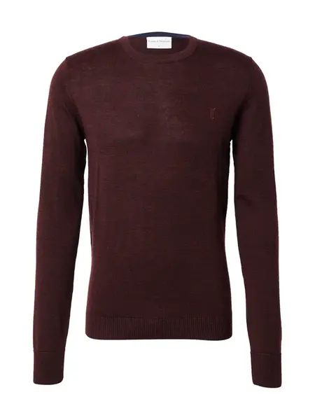 Bruun & Stengade Sveter 'Jupiter'  bordová