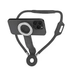 Držák telefonu na krk FIXED Creator Neck Phone Holder s podporou MagSafe, šedá