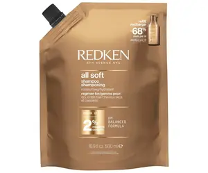 Vyživující šampon pro suché a křehké vlasy Redken All Soft - 500 ml, náhradní náplň + dárek zdarma