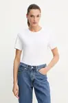 Bavlněné tričko G-Star Nifous bílá barva, D26062-336