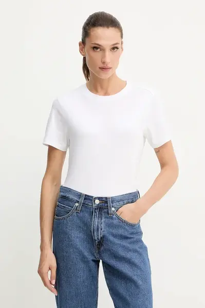 Bavlněné tričko G-Star Nifous bílá barva, D26062-336