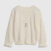 GAP Dětský svetr s volánky - Holky