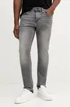 Džíny BOSS Orange pánské, šedá barva, 50549525