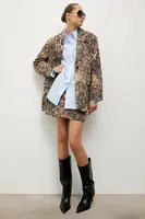 Kožené kozačky Answear.LAB černá barva, na podpatku