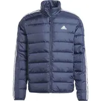 adidas ESSENTIALS 3-STRIPES LIGHT DOWN JACKET Pánská bunda, tmavě modrá, velikost XXL