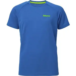 Fitforce ZAKKO Dětské běžecké triko, modrá, velikost 128-134
