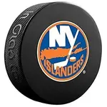 INGLASCO NEW YORK ISLANDERS LOGO BLISTER Fanouškovský hokejový puk, černá, velikost