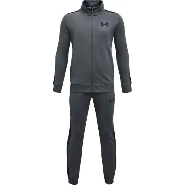 Under Armour KNIT TRACK SUIT Chlapecká sportovní souprava, tmavě šedá, velikost XL