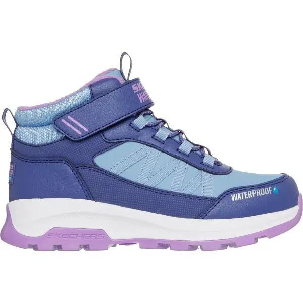 Skechers STORM BLAZER Dětská outdoorová obuv, světle modrá, velikost