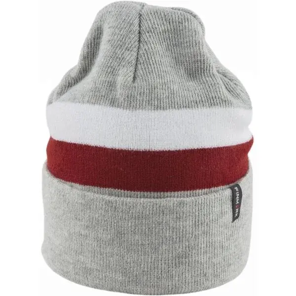 Finmark WINTER HAT Zimní pletená čepice, šedá, velikost UNI