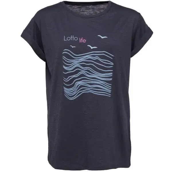 Lotto WAVE TEE Dámské triko, tmavě šedá, velikost