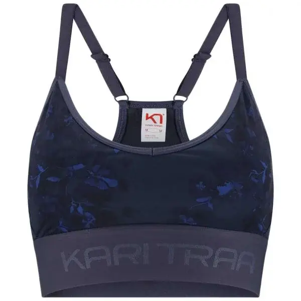 KARI TRAA VAR PRINTED Dámská podprsenka, modrá, velikost