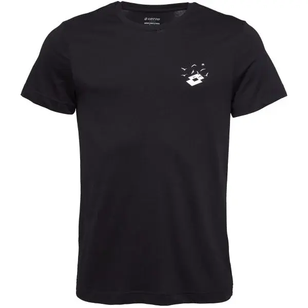 Lotto LOGO FLY TEE Pánské triko, černá, velikost